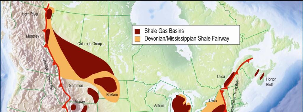 Major North American Shale Oil Plays