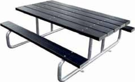 Cosset s Eco Table & Bench is ideal for any public outdoor area and is assembled using EVERTUFF and DuraComp Recycled Wood Plastic Composite and heavy duty galvanised dipped nuts, bolts and washers.