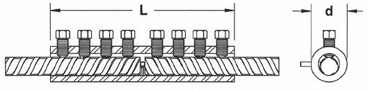LENTON LOCK Couplers S1 Series L = Coupler Length d = Outside Diameter Reinforcement Bar Designation Metric (mm) Part No Table 11: LENTON LOCK Couplers S1 Series L Length d Outside Diameter Inside
