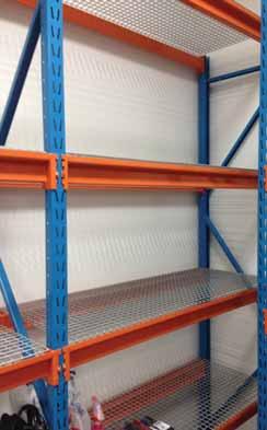 Storage applications include Garment storage, Cleanroom storage, Tyre racking and more Height: 1