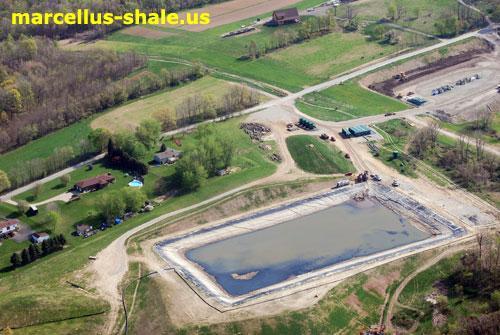 "Produced" Water Impoundments Evaporation of chemical compounds from frack wastewater = air