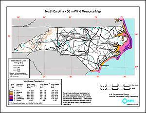 NC has more potential wind power