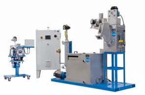 Different systems to meet any challenge E-SERIES SYSTEM The E-SERIES SYSTEM is designed to economically pelletize and dry thermoplastics - PE, PP, PS, Flex.