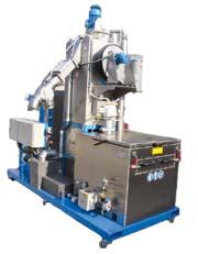 E-Series FLEXLINE PELLETIZING SYSTEM The FLEXLINE PELLETIZING SYSTEM permits complex product changes within a matter of minutes, minimizing downtime.