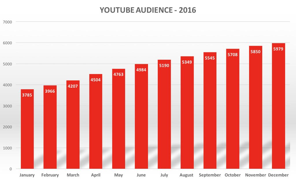 YEAR-END AUDIT - YOUTUBE YouTube Extension s YouTube channel is one of its most important digital assets. Organic growth has been much faster with YouTube than with any other social media site.