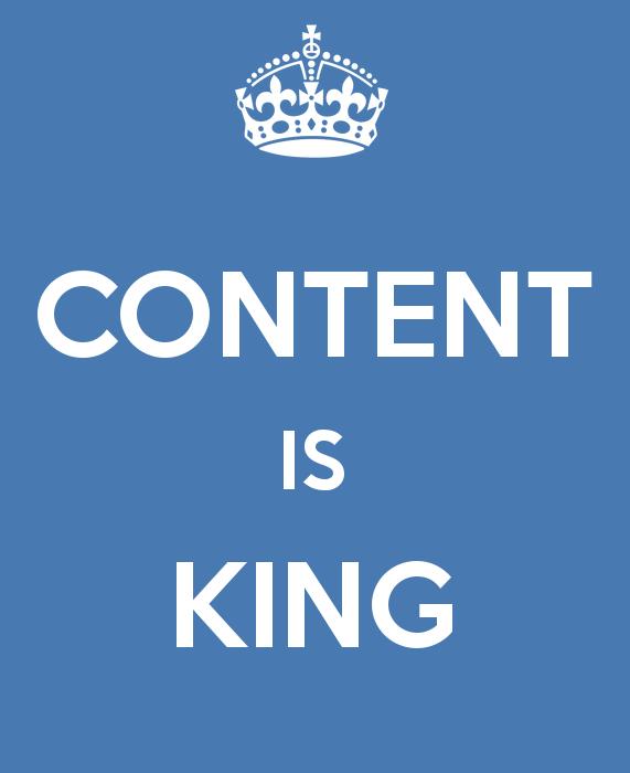 EXTERNAL STRATEGY Content Content is (still) king and a greater effort should be made to improve content.