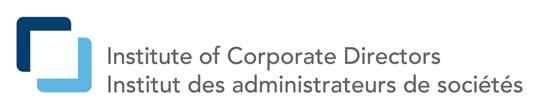 February 5, 2016 The Institute of Corporate Directors Comment Letter to Auditing and Assurance Standards Board on Changes to the Audit Report Introduction In overseeing the financial reporting
