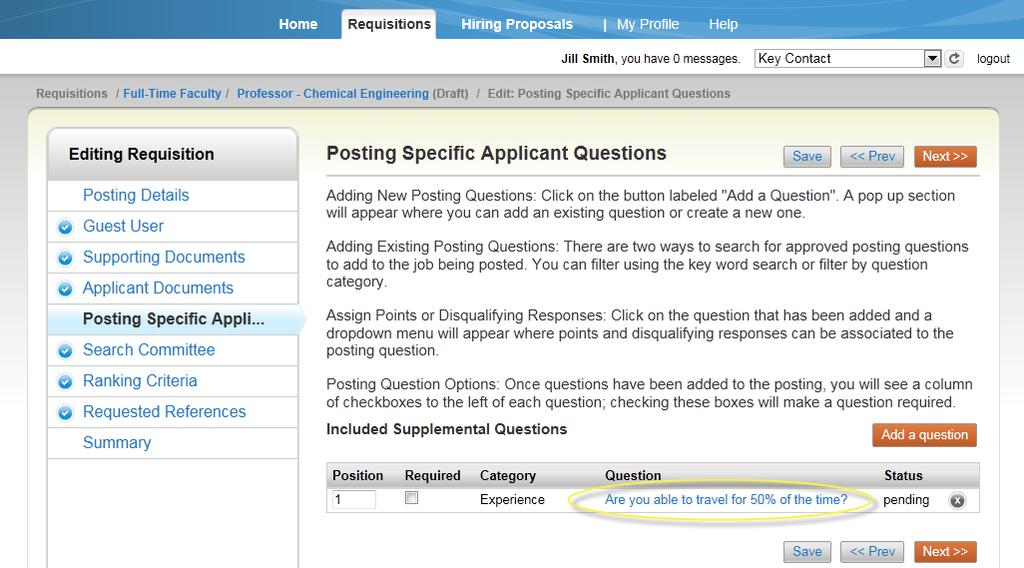 Next, click on the question name. Assign points to each answer Choose answer that is automatically disqualifying.