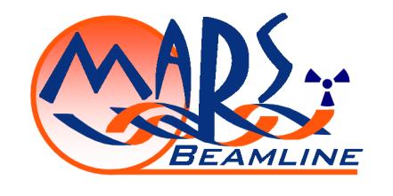 samples: Currently only allowed on MARS beamline Nominal Energy 2.