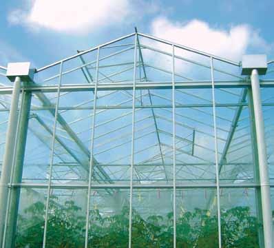 The Venlo greenhouse Design Broad range of greenhouses and innovations Made of top quality galvanized steel, with an aluminium superstructure and covering of glass. Available in any size or variation.