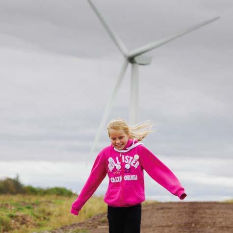 The Neilston Community Wind Farm The Neilston community wind farm grew out of a 20-year vision to regenerate and develop the village of Neilston in Scotland.