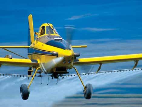 AERIAL APPLICATION Aerial spraying may be the only option when ground conditions are very wet as ground sprayers can leave deep tracks in your crops and may get stuck.