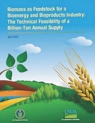 Renewable Fuel Standard Energy Independence & Security Act of 2007 Annual production of 36 billion gallons of biofuels by 2022 Ethanol production from corn capped at 15 billion gal yr -1 Remaining 21