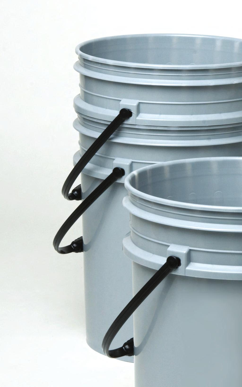 Our plastic products include the open head EC0-PAIL TM,