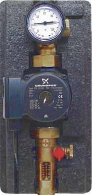 2 valves flow control (30-90 l/h) Safety valve 6 bar 3 or no
