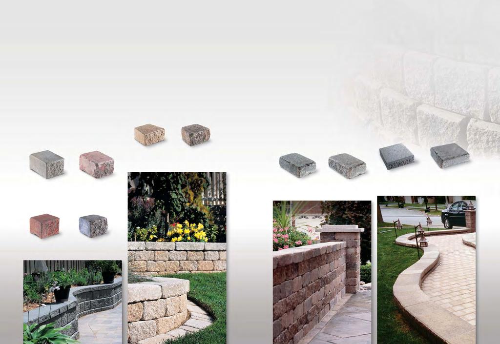 28 29 Wall Products Design Wall and Design Wall Lite Quick Wall Stone Manor and Stone Manor II Wall Coping Design Wall is available in straight or tapered blocks to provide for straight walls or