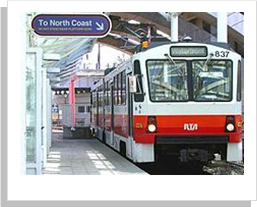 Technical Memorandum Public Transportation Urban Transit Systems 13 GCRTA is the largest transit agency in Ohio, providing over 46 million trips to residents and visitors of the Cleveland area in