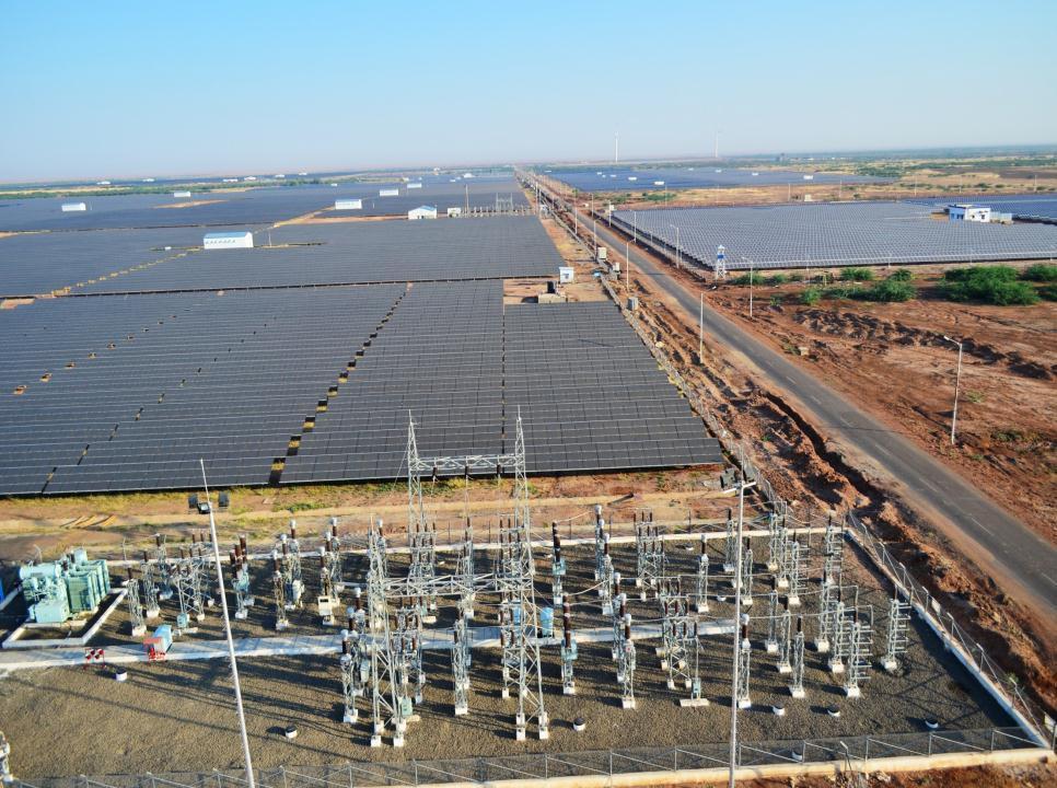 L&T Solar: Reference Projects Aerial View of