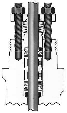 STUD SPRING PACKING FOLLOWER W8533-1 TYPICAL HIGH-SEAL PACKING