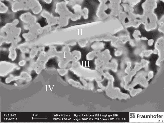 M. Eberstein et al. / Energy Procedia 27 ( 2012 ) 522 530 525 3. Results and Discussion 3.1. Microstructure of the paste-silicon-interface Fig.