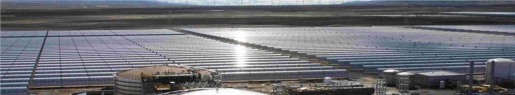 Solar-Thermal Power Plants Through heat storage, solar power day and night according to demand Heat