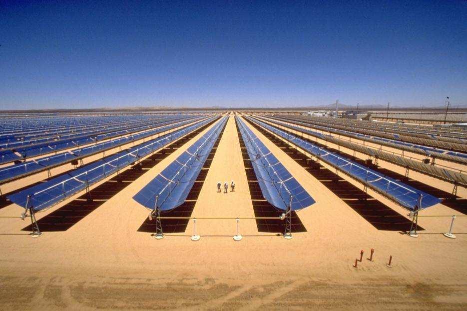 Solar-Thermal Power Plants Operating in the Mojave-desert since the 80 s After 25 years, the original mirrors are still working effectively They have survived hail-
