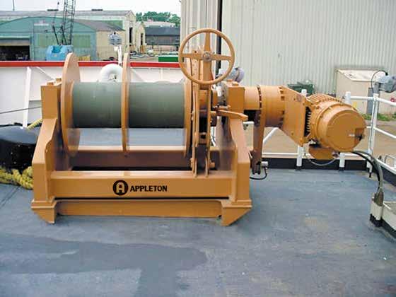 Windlasses/Capstans Electric and Hydraulic Mooring Winches A complete line of Deck