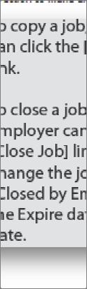 in the job list