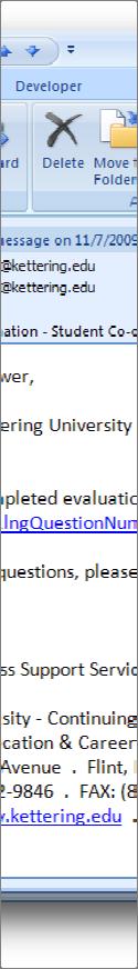 evaluation the student will receivee a