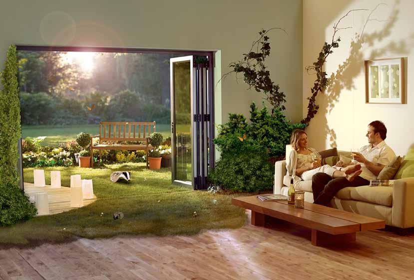 Bring the outside in with Bi-Fold Doors blur the lines between where the home ends and garden begins to create a unique living space that is as versatile as it is