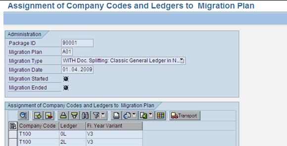 migration plan, you assign the source ledger at the level of GL Intervals or individual ledgers and currency types.