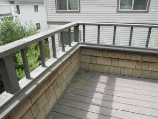 structure to prevent separation of deck(s) from house None - Barricades at all