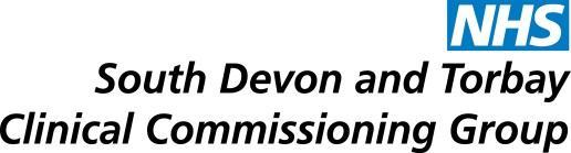 NHS SOUTH DEVON AND TORBAY CLINICAL COMMISSIONING GROUP INFORMATION LIFECYCLE MANAGEMENT POLICY Version Control Version: 2.0 dated 17 July 2015 DATE VERSION CONTROL 04/06/2013 1.
