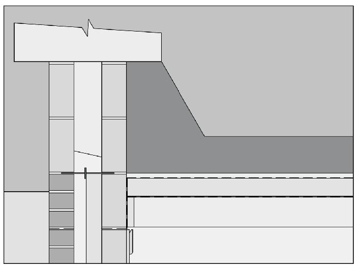 Figure 3 Ground supported blinded hardcore concrete slab overlay