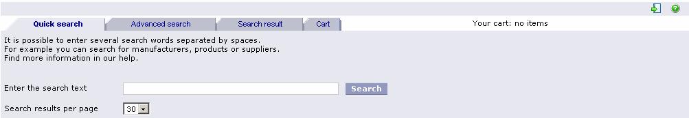 Step 14. button to continue. The UMASS Marketplace Quick Search page appears.