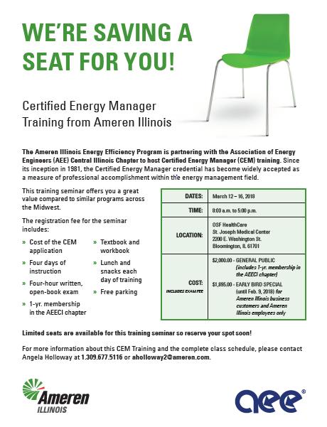 CEM Training Become a Certified Energy Manager Training & Certification Measure of professional