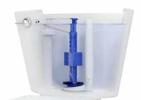 40 % Convert single flush to dual flush by means of a simple insert By means of an ecobeta insert it is possible to convert your single flush toilet to a dual-flush and customize the volume of the