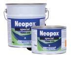 150-200gr/m 2 per layer Neopox Special Primer 1225 Two component, anticorrosive primer based on epoxy and polyamide resins It