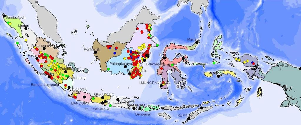 I. CURRENT CONDITION (4) National coal deposit are mainly located in Kalimantan and Sumatera Resources 119.4 billion ton (open pit resources) Reserves 28.