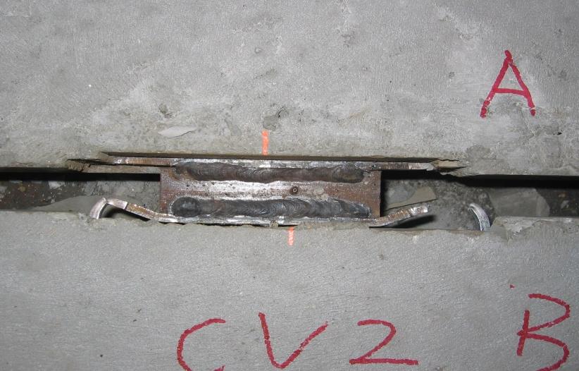 Failure of the connector was due to low cycle fatigue fracture of the connector legs in the region of plastic deformation.