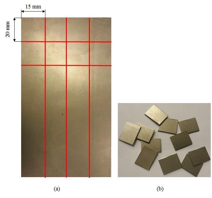 CHAPTER 6 FABRICATION, CHARACTERISATION AND OPTIMISATION cut the titanium sheet. A photograph of the titanium sheet is presented in Figure 6.