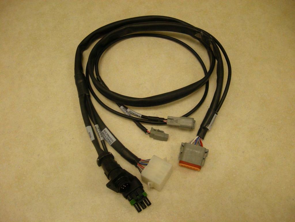 Bridge ECU adapter harness - Connects bridge ECU to Topcon tractor harness - Connects Switchbox and Switch power to the ISO bridge.