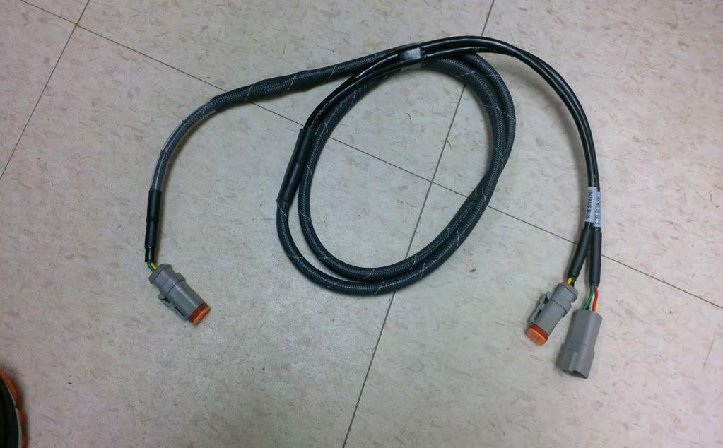 Can harness - Connects bridge ECU to Topcon monitor harness - Bourgault Part number 3132-09-01 - Harness Number AGA5251