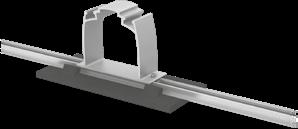 10 DOME 10 SYSTEM COMPONENTS Dome D1000 and Dome SD Narrow elevation module support element for two-sided elevations SpeedRail with building protection mats TTSpeedRail available