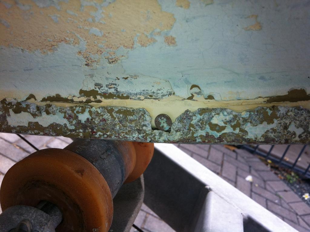 Galvanic Corrosion Caused by dissimilar metals in contact and in the same electrolyte