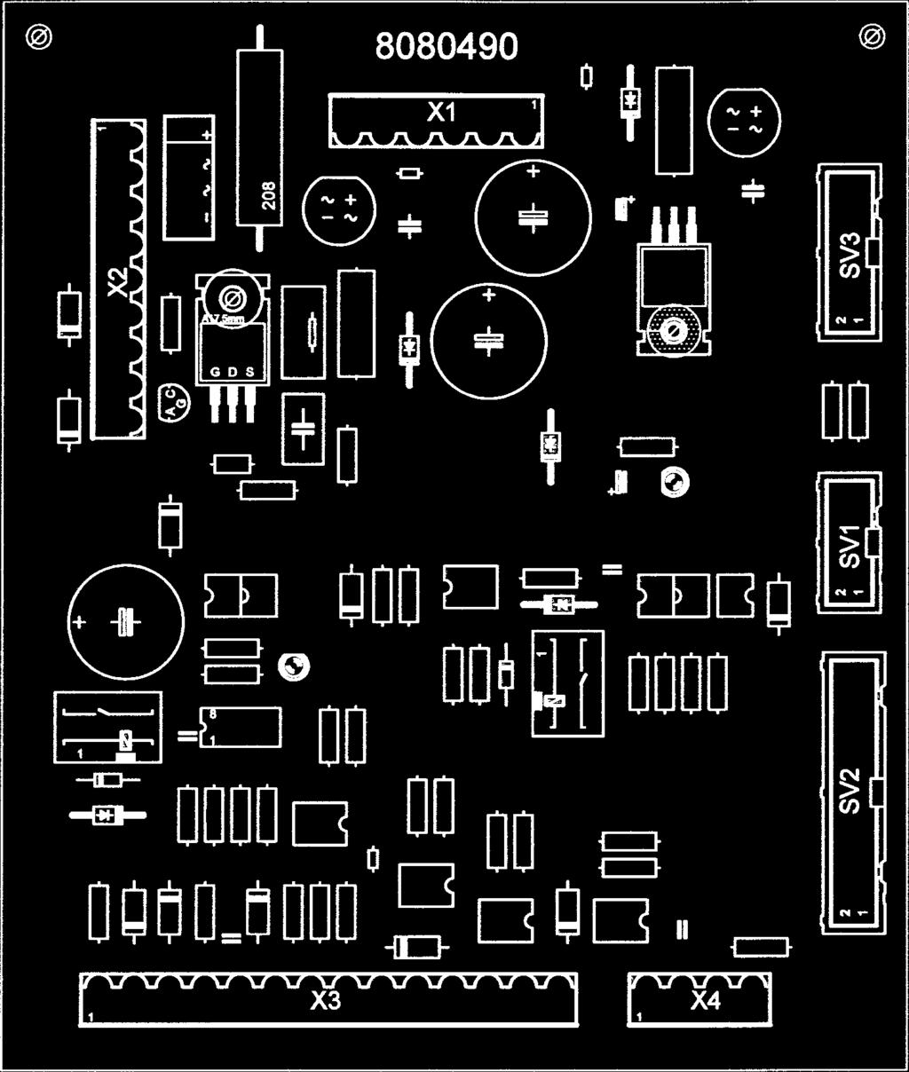8 Appendix 8.2 Spare Parts Changing the electronic board Changing the electronic board may only be carried out by sufficiently qualified personnel or by your service technician.