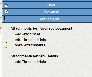 Attaching Documentation Enable Attachment Feature Attach document by selecting Add Attachment and selecting file from
