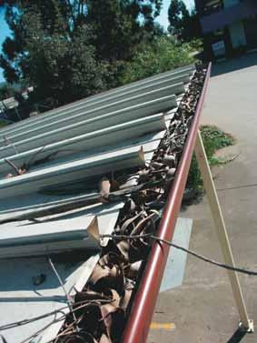 Gutter maintenance Getting the most from Lysaght products 1) A typical suburban