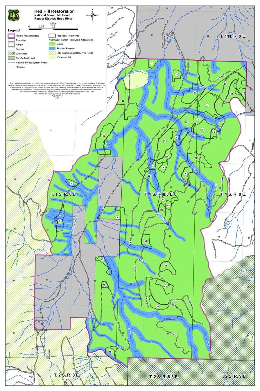 Figure 1-5: NWFP Forest Plan Land Allocations