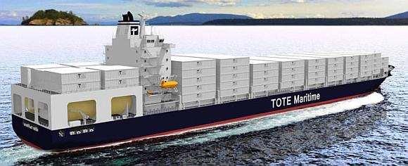 TOTE Orders Two New LNG Powered Container Ships & Two RO/RO Conversions: Largest LNG Powered Ships in the
